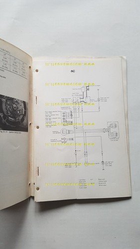 Suzuki GT 750 1972 manuale officina MOTORE INGLESE originale Workshop …