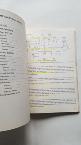 Suzuki GT 750 1972 manuale officina MOTORE INGLESE originale Workshop …