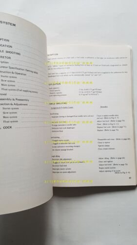 Suzuki GT 750 1972 manuale officina MOTORE INGLESE originale Workshop …