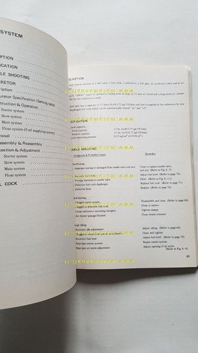 Suzuki GT 750 1972 manuale officina MOTORE INGLESE originale Workshop …