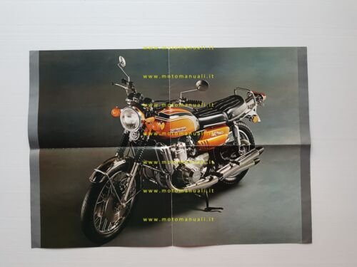 Suzuki GT 750 1973 depliant originale italiano