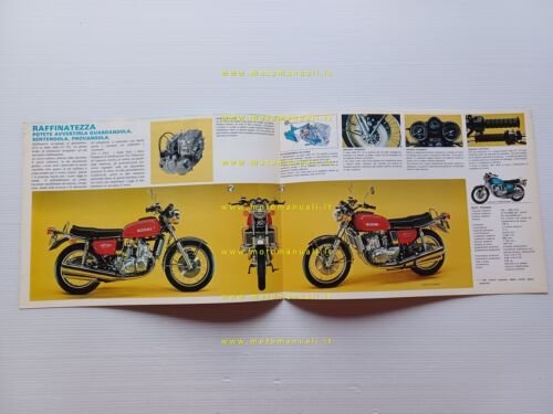 Suzuki GT 750 1975 depliant italiano originale