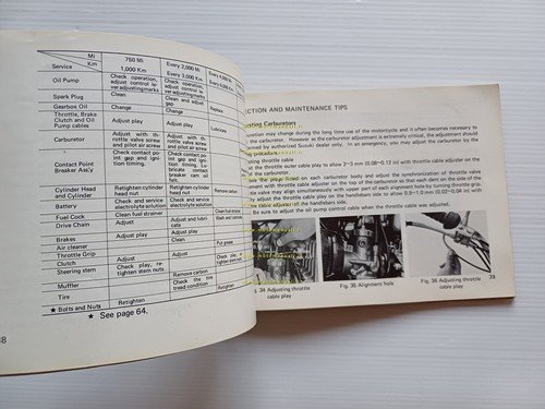 SUZUKI GT 750 J 1971 manuale uso manutenzione INGLESE originale …