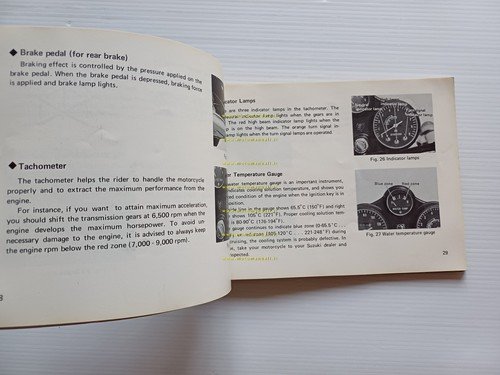 SUZUKI GT 750 J 1971 manuale uso manutenzione INGLESE originale …