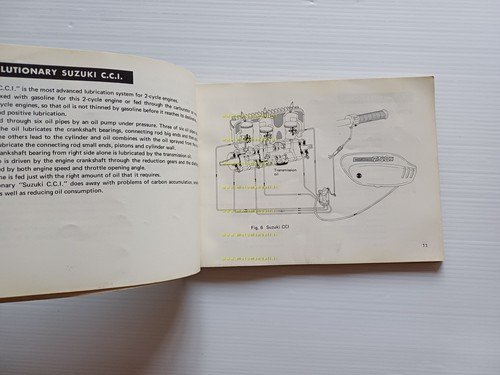 SUZUKI GT 750 J 1971 manuale uso manutenzione INGLESE originale …