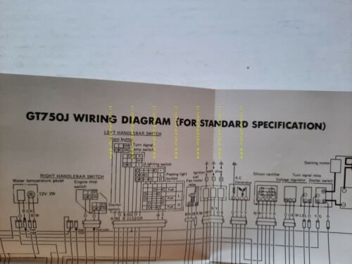 SUZUKI GT 750 J 1971 manuale uso manutenzione ITALIANO originale …
