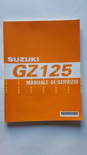Suzuki GZ 125 MARAUDER 1998 manuale officina ITALIANO originale