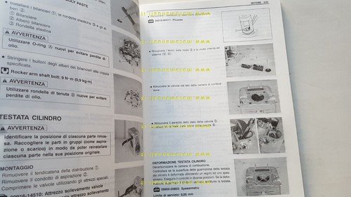 Suzuki GZ 125 MARAUDER 1998 manuale officina ITALIANO originale