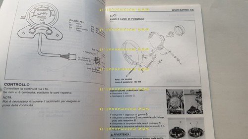 Suzuki GZ 125 MARAUDER 1998 manuale officina ITALIANO originale