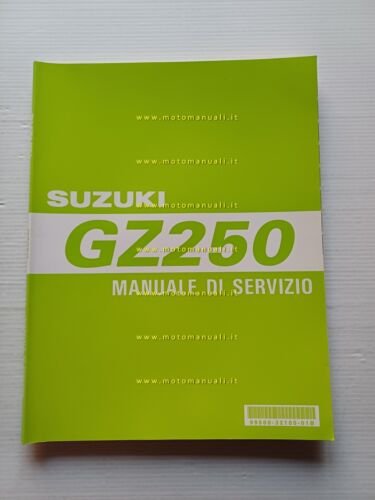 Suzuki GZ 250 1999 manuale officina ITALIANO originale
