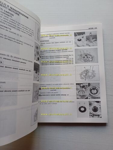 Suzuki GZ 250 1999 manuale officina ITALIANO originale