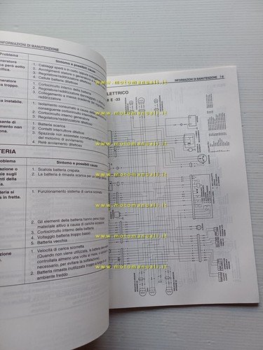 Suzuki GZ 250 1999 manuale officina ITALIANO originale