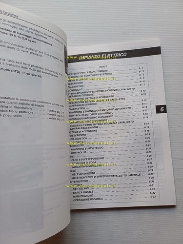 Suzuki GZ 250 1999 manuale officina ITALIANO originale