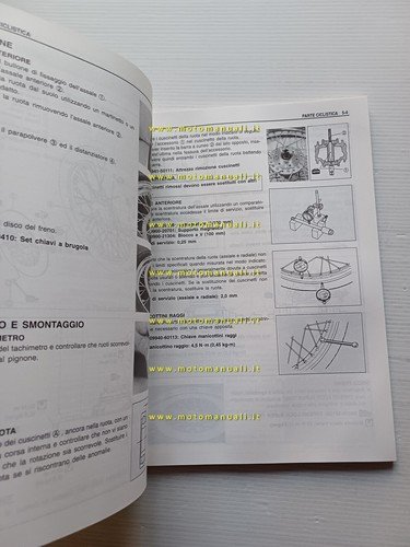 Suzuki GZ 250 1999 manuale officina ITALIANO originale