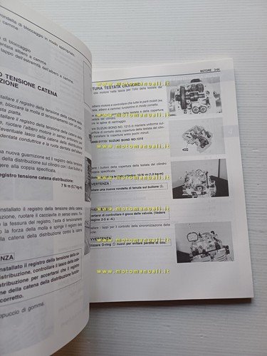 Suzuki GZ 250 1999 manuale officina ITALIANO originale