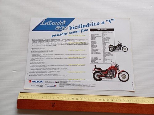 Suzuki Intruder 800 1993 depliant italiano originale