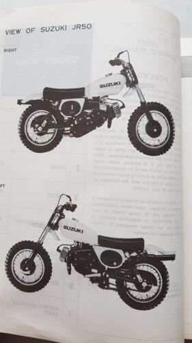 Suzuki JR 50 1977-90 manuale officina originale workshop manual