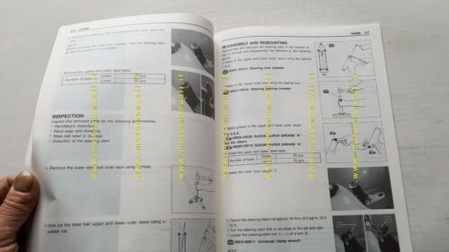 Suzuki JR 50 2000 manuale officina INGLESE minicross originale Workshop …