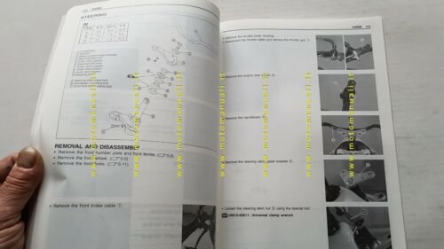 Suzuki JR 50 2000 manuale officina INGLESE minicross originale Workshop …