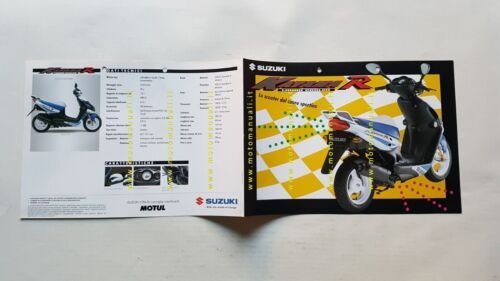 Suzuki Katana R 50 scooter 1998 depliant ITALIANO originale