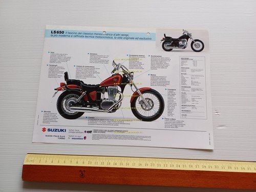 Suzuki LS 650 1994 depliant italiano originale