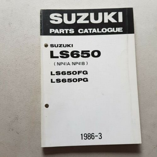 Suzuki LS 650 FG-PG 1986 catalogo ricambi originale spare parts …