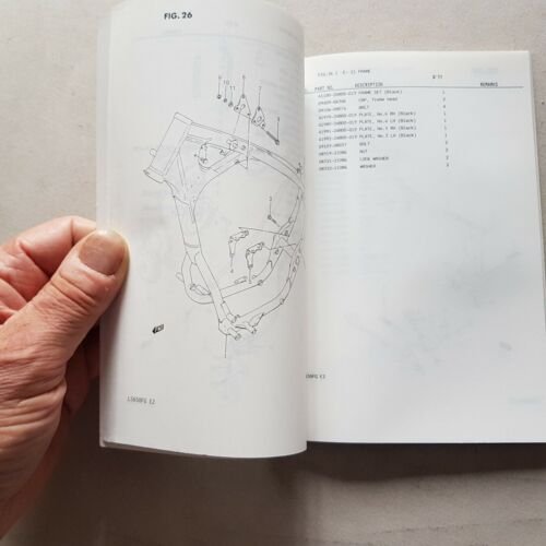 Suzuki LS 650 FG-PG 1986 catalogo ricambi originale spare parts …