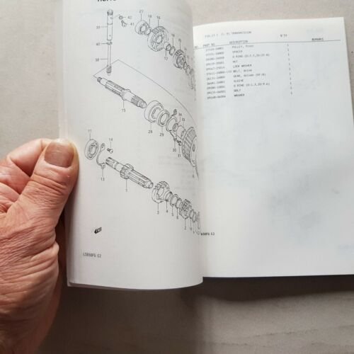 Suzuki LS 650 FG-PG 1986 catalogo ricambi originale spare parts …