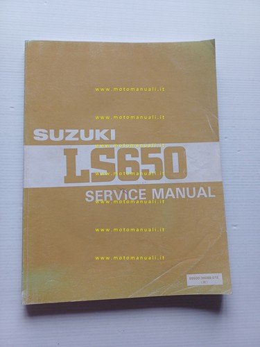 Suzuki LS 650 modelli 1986-94 manuale officina INGLESE originale SERVICE …