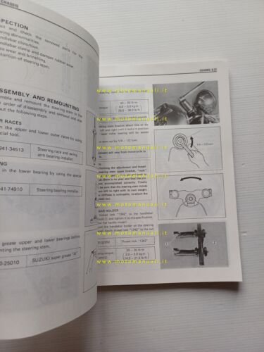 Suzuki LS 650 modelli 1986-94 manuale officina INGLESE originale SERVICE …