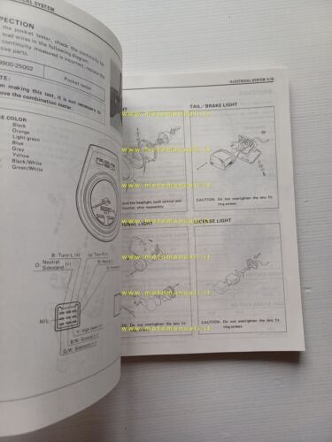 Suzuki LS 650 modelli 1986-94 manuale officina INGLESE originale SERVICE …
