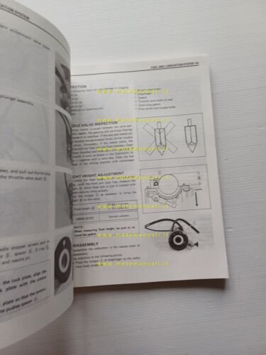 Suzuki LS 650 modelli 1986-94 manuale officina INGLESE originale SERVICE …