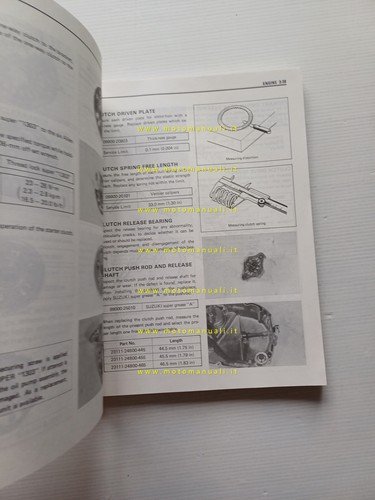 Suzuki LS 650 modelli 1986-94 manuale officina INGLESE originale SERVICE …