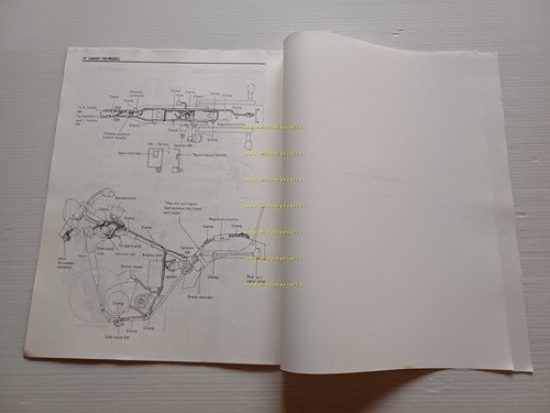 Suzuki LS 650 T 1996 AGGIORNAMENTO manuale officina originale testo …