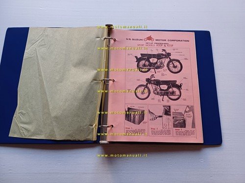 SUZUKI manuale officina allestimento K10P-B100-M31-S32-T20-T10-K15P-T200 1967