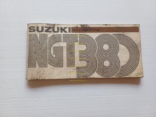 SUZUKI NGT - GT 380 1974 manuale uso manutenzione ITALIANO …