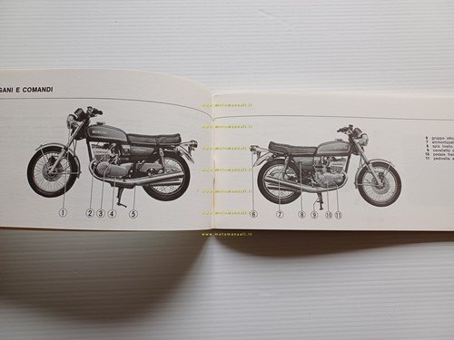 SUZUKI NGT 380 (GT) 1974 manuale uso manutenzione libretto ITALIANO …
