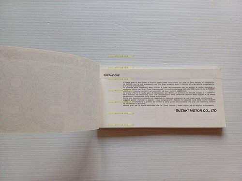 SUZUKI NGT 380 (GT) 1974 manuale uso manutenzione libretto ITALIANO …