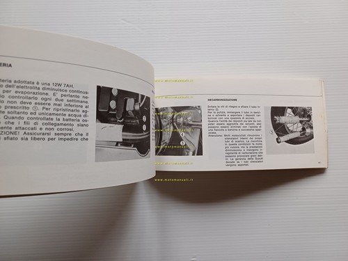 SUZUKI NGT 380 (GT) 1974 manuale uso manutenzione libretto ITALIANO …
