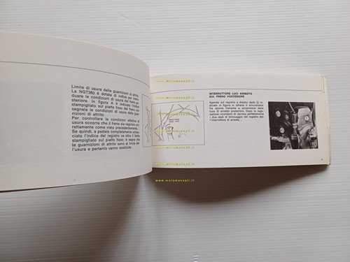 SUZUKI NGT 380 (GT) 1974 manuale uso manutenzione libretto ITALIANO …