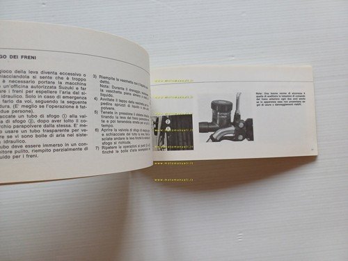 SUZUKI NGT 380 (GT) 1974 manuale uso manutenzione libretto ITALIANO …