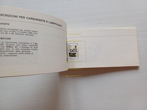 SUZUKI NGT 380 (GT) 1974 manuale uso manutenzione libretto ITALIANO …