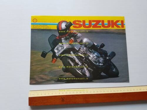 Suzuki produzione modelli 1981 depliant originale francese
