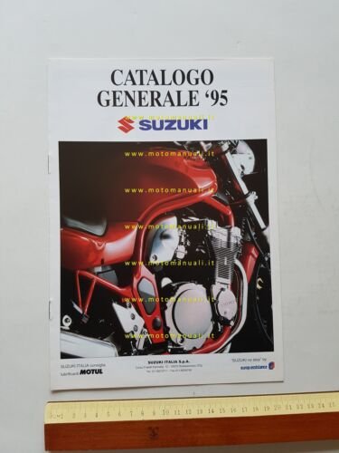 Suzuki produzione modelli 1995 depliant ITALIANO originale