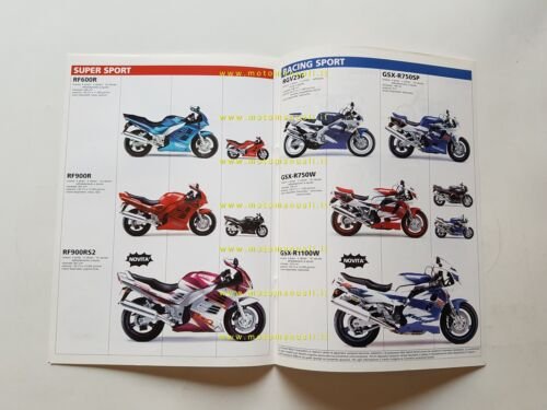 Suzuki produzione modelli 1995 depliant ITALIANO originale