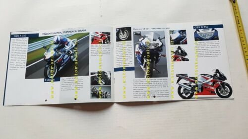 SUZUKI produzione modelli GSX-R 2001 depliant ITALIANO moto originale brochure