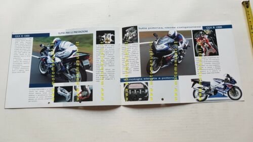 SUZUKI produzione modelli GSX-R 2001 depliant ITALIANO moto originale brochure