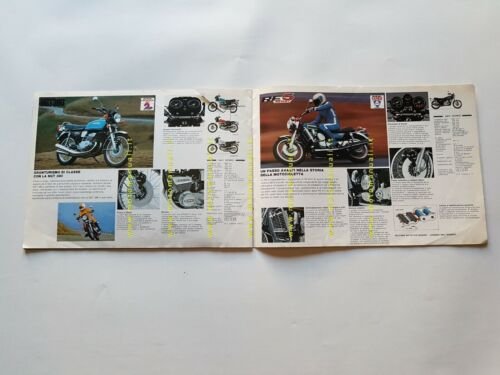 SUZUKI produzione modelli moto 1976 depliant ITALIANO originale brochure