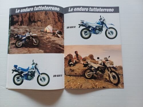 SUZUKI produzione moto modelli 1985 depliant ITALIANO originale