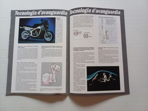 SUZUKI produzione moto modelli 1985 depliant ITALIANO originale